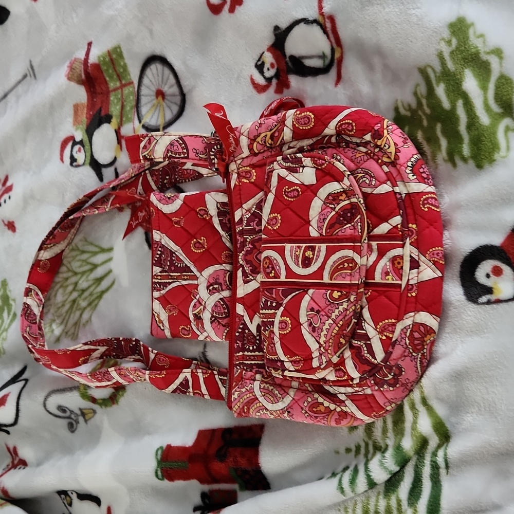 Vera Bradley crossbody and change purse